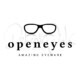 Logo für Augenoptiker, Optiker, Augenoptik, Brille, Brillen, Brillengeschäft, Auge, Optometrie, Sehen, Sonnenbrille, openeyes, Logo-Design, Logo-Template