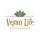 Logo für veganes Restaurant, Vegan, Restaurant, vegetarisches Restaurant, Gastronomie, Bio, veggie ,Erzeuger, organisch, raw, gesund, Ernährung, frisch, grün, Gemüse, Logo-Design, Logo-Template